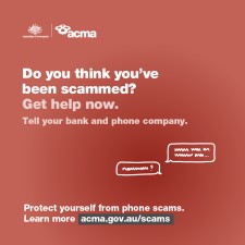 phone scam poster