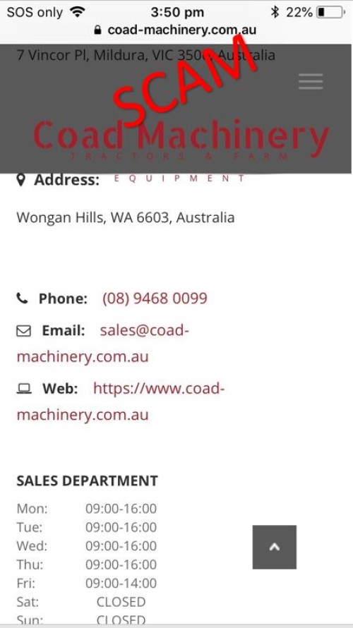 coadmachinery-address page