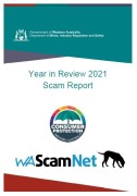 2021 Scam Report cover