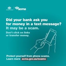 phone scam poster