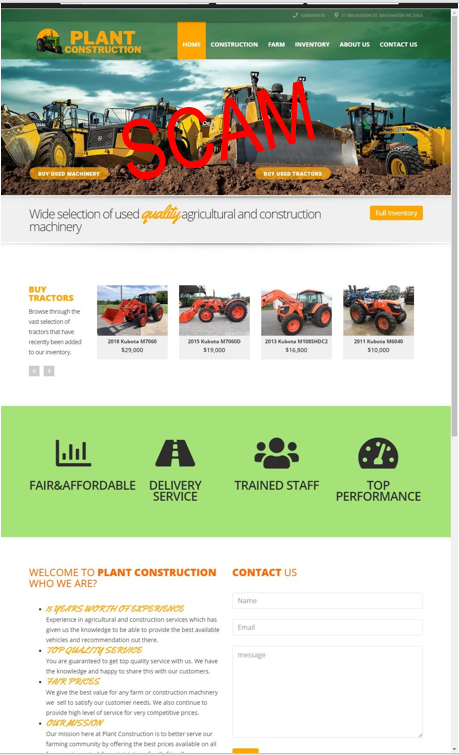 Plant Construction Home Page