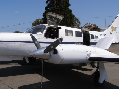 Jet flying a plane 