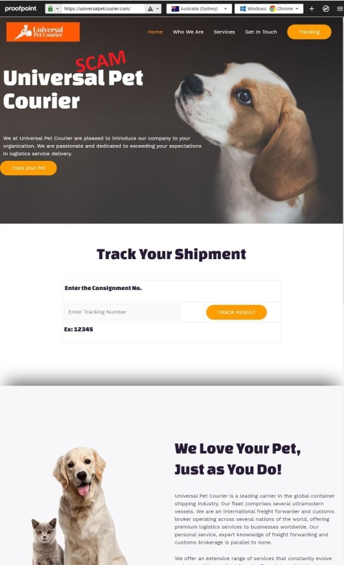 20210407 - Universal Pet Courier - home