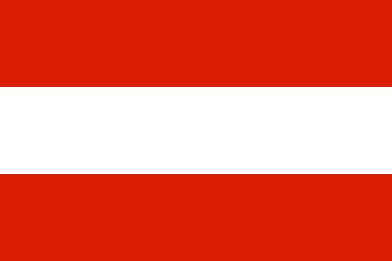 The Austrian flag 