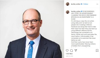 screenshot of David Koch