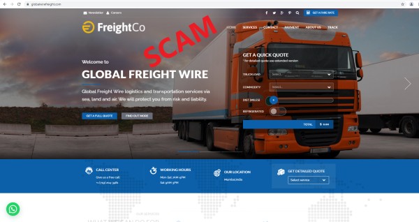 20210701 - online shopping scam - fake shipping - globalwirefreight