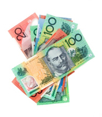 Pile of Australian money