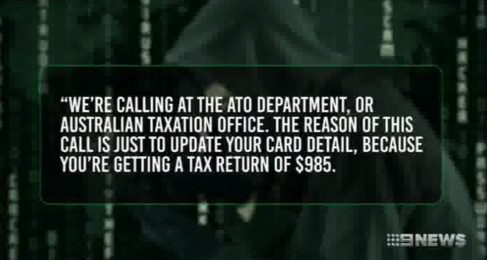 ATO Scam - Channel 9 (13/05/2017)